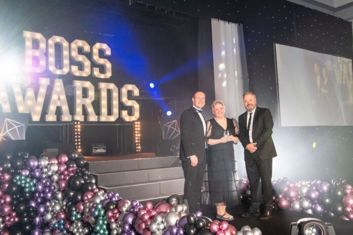 Sarah Laker at Boss Awards